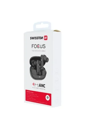 Remise Écouteurs Bluetooth Focus Swissten Noir