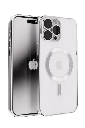 Coverzs Coque MagSafe avec cache de caméra iPhone 12 (argent) Bon Marché