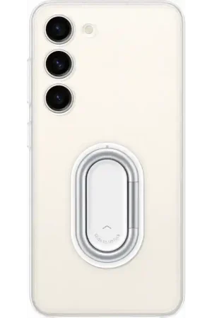 Coque Samsung G S23 5G avec support amovible Transparente Réduction