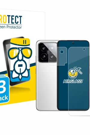 3 Pièces BROTECT AirGlass Protection d'écran en verre pour Xiaomi 14 (Avant+Caméra) Expédié Aujourd’hui
