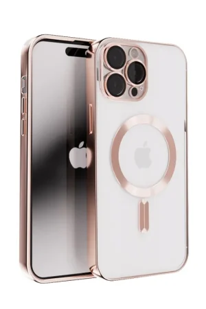 Coverzs Coque MagSafe avec cache de caméra iPhone 12 (or rose) Expédié Aujourd’hui