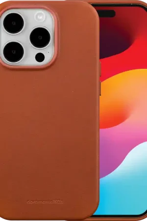 Coque iPhone 15 Pro Compatible MagSafe Roskilde Tan DBramante1928 Prix Promo