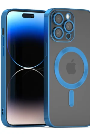 Coverzs Coque MagSafe avec cache de caméra iPhone 12 Pro Max (bleu) Prix Choc