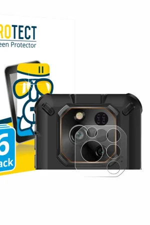 Must-Have 6 Pièces BROTECT AirGlass Protection d'écran en verre pour Ulefone RugOne Xever 7 Pro (Caméra UNIQUEMENT)