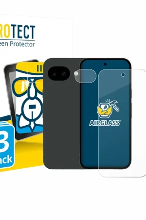 3 Pièces BROTECT AirGlass Protection d'écran en verre pour Google Pixel 10a (Avant+Caméra) Prix Choc