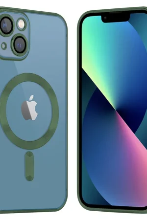 Prix Cassé Coverzs Coque MagSafe avec cache de caméra iPhone 13 (vert foncé)