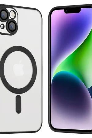 Affaire À Saisir Coverzs Coque MagSafe avec cache de caméra iPhone 14 Plus (noir)