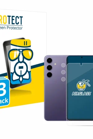 Petit Prix 3 Pièces BROTECT AirGlass Protection d'écran en verre pour Samsung Galaxy S24 Plus (Avant+Caméra)
