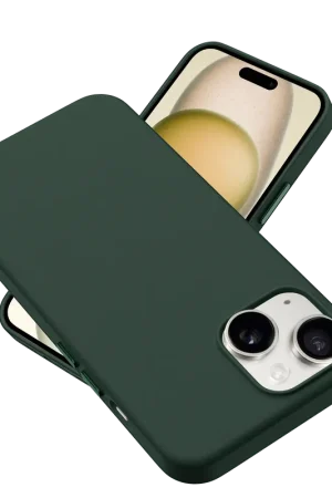 Coverzs Coque MagSafe en cuir de luxe iPhone 13 (vert foncé) Expédié Aujourd’hui