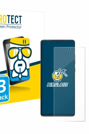 Nouvel Arrivage 3 Pièces BROTECT AirGlass Protection d'écran en verre pour Motorola Moto G85