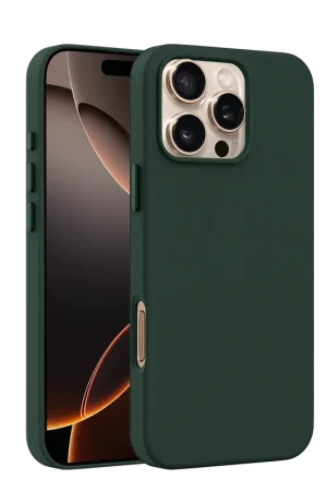 Commander Maintenant Coverzs Coque MagSafe en cuir de luxe iPhone 13 Pro (vert foncé)