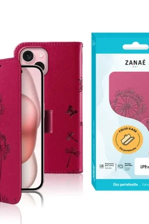 Retour Gratuit Etui Blowball pour iPhone 15 Rouge