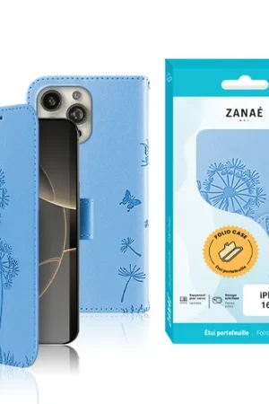 Commande En Gros Etui Blowball pour iPhone 16 Pro Bleu