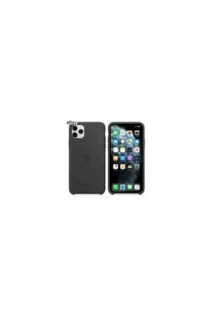 APPLE Coque en silicone pour iPhone 11 Pro Max - Noire Pas Cher