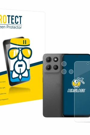 Prix Bas BROTECT AirGlass Protection d'écran en verre pour Motorola Moto G15 (Avant+Caméra)