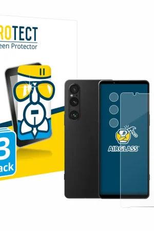 3 Pièces BROTECT AirGlass Protection d'écran en verre pour Sony Xperia 1 V (Avant+Caméra) Bon Plan