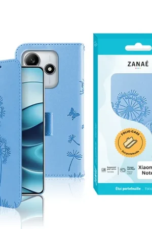 Commander Vite Etui Blowball pour Redmi Note 14 4G Bleu