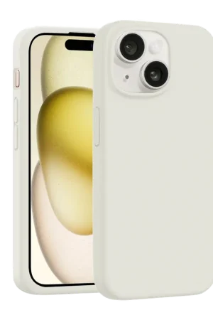 Coverzs Coque MagSafe en silicone de luxe iPhone 13 (beige) Vente Flash