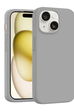 Offre Spéciale Coverzs Coque MagSafe en silicone de luxe iPhone 14 (gris)