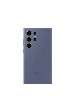 Coque Samsung Galaxy S24 Ultra Silicone Ultra Fine Violette Produit De Marque
