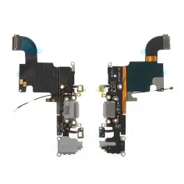 Acheter Direct Nappe / Connecteur de Charge pour iPhone 6S Noir Reconditionné (PIEC)