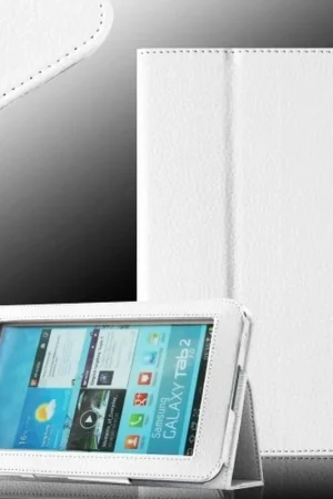 Certifié Étui Classique Blanc pour Galaxy Tab 2 7"