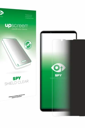 upscreen Spy Shield Clear Premium Film de protection d'écran confidentiel pour Sony Xperia 1 VI Quantité Limitée
