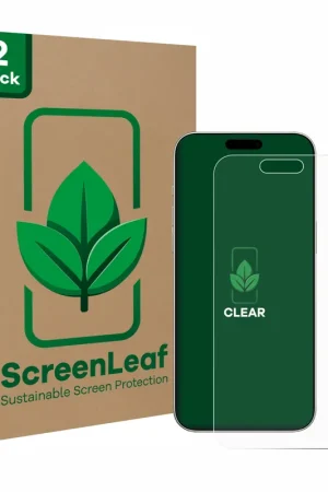 Seulement Aujourd’hui 2 Pièces ScreenLeaf Clear Protection d'écran durable pour Apple iPhone 16