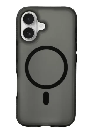 Dernière Chance Coverzs Coque MagSafe en silicone lisse iPhone 16 (noir)