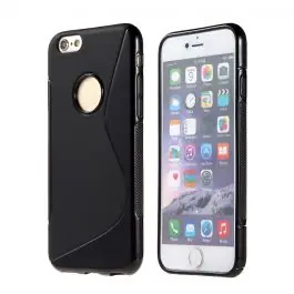 Coque S-Line iPhone 6 Plus / 6S Plus Noir Prix Promo