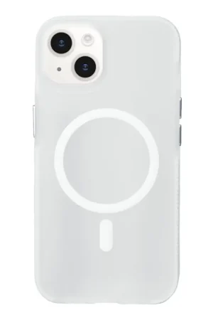Affaire À Saisir Coverzs Coque MagSafe en silicone lisse iPhone 14 (transparent)