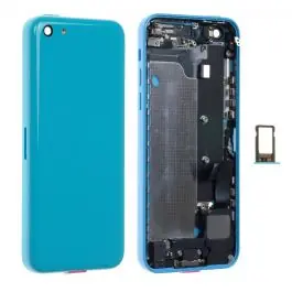 Coque arrière assemblée iPhone 5C Bleu Meilleur Prix