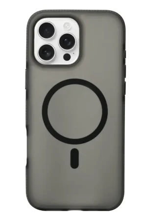 Commander Vite Coverzs Coque MagSafe en silicone lisse iPhone 15 Pro Max (noir)
