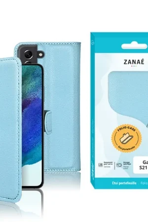 Promotion Etui Portefeuille Bleu Clair pour Galaxy S21 FE 5G