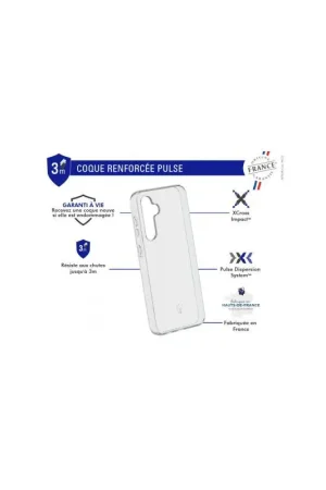 Coque renforcée Samsung Galaxy S23 FE PULSE Origine France Garantie 3m Transparente + Garantie à vie Super Prix