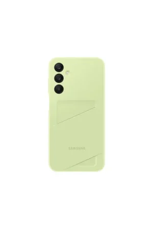 Authentique Coque Samsung Galaxy A25 Card Slot Porte-carte intégré Vert Clair