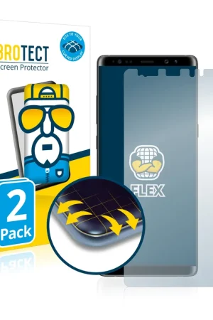 2 Pièces BROTECT Flex Full-Cover film de protection pour Samsung Galaxy Note 8 Prix Promo