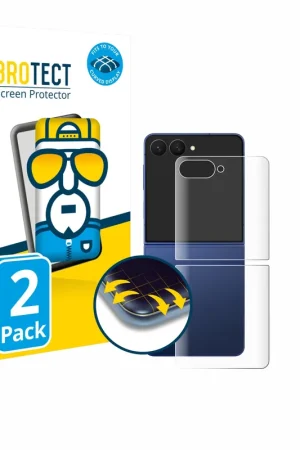 Meilleur Choix 2 Pièces BROTECT Flex Full-Cover film de protection pour Samsung Galaxy Z Flip 7 (Arrière)