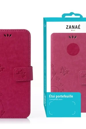 Affaire À Saisir Etui Portefeuille Flower Huawei P Smart Fushia