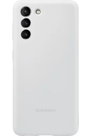 Top Vente Coque Samsung G S21 5G Silicone Gris Clair Samsung