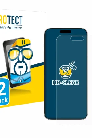 Produit De Marque 2 Pièces BROTECT HD-Clear Film de protection d'écran pour Apple iPhone 16