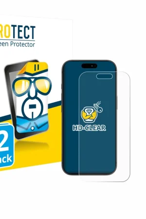 2 Pièces BROTECT HD-Clear Film de protection d'écran pour Apple iPhone 17 Pro Produit De Marque