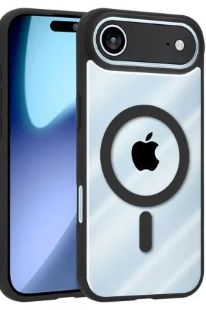 ShieldCase Coque MagSafe pour iPhone Air avec bord coloré (noir) Bon Marché