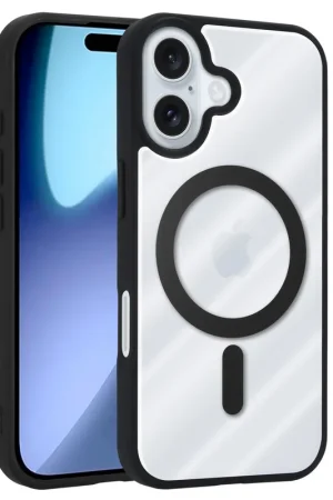 ShieldCase Coque MagSafe pour iPhone 17 avec bord coloré (noir) Meilleur Prix