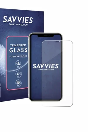Authentique Savvies Clear Protection d'écran en verre trempé pour Apple iPhone 11