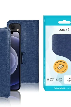 Soldes Etui Portefeuille Marin pour iPhone 12/12 Pro
