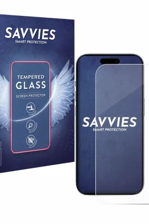 Jusqu’à Épuisement Des Stocks Savvies Clear Protection d'écran en verre trempé pour Apple iPhone 14 Pro