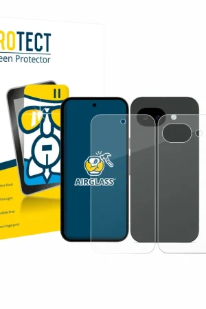 BROTECT AirGlass Protection d'écran en verre pour Google Pixel 10a (Avant+Arrière) Affaire À Saisir