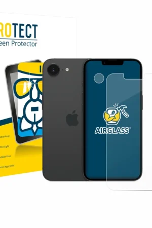 Commander Maintenant BROTECT AirGlass Protection d'écran en verre pour Apple iPhone 17e (Avant+Caméra)
