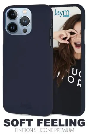 COQUE PREMIUM SOFT FEELING COMPATIBLE IPHONE 14 BLEUE Paiement Sécurisé